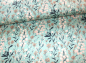 Preview: Designerbaumwollstoff Field of Dreams teal (10 cm)